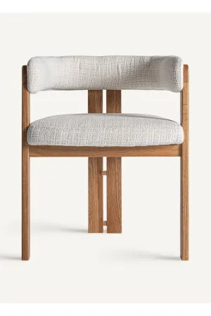 Beige Padded Accent Chair | Vical Home Sedzere