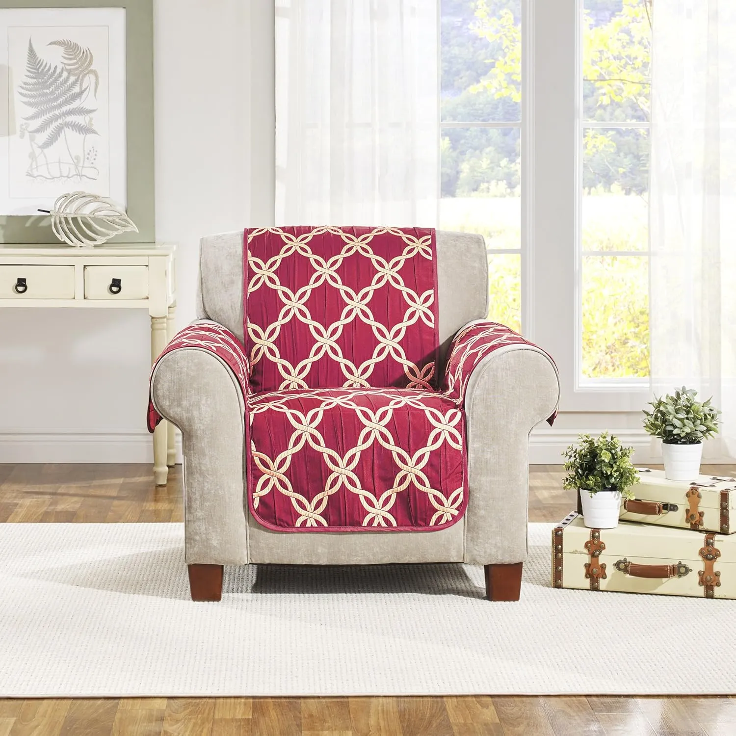 Belmont Throw, Chair, Wine