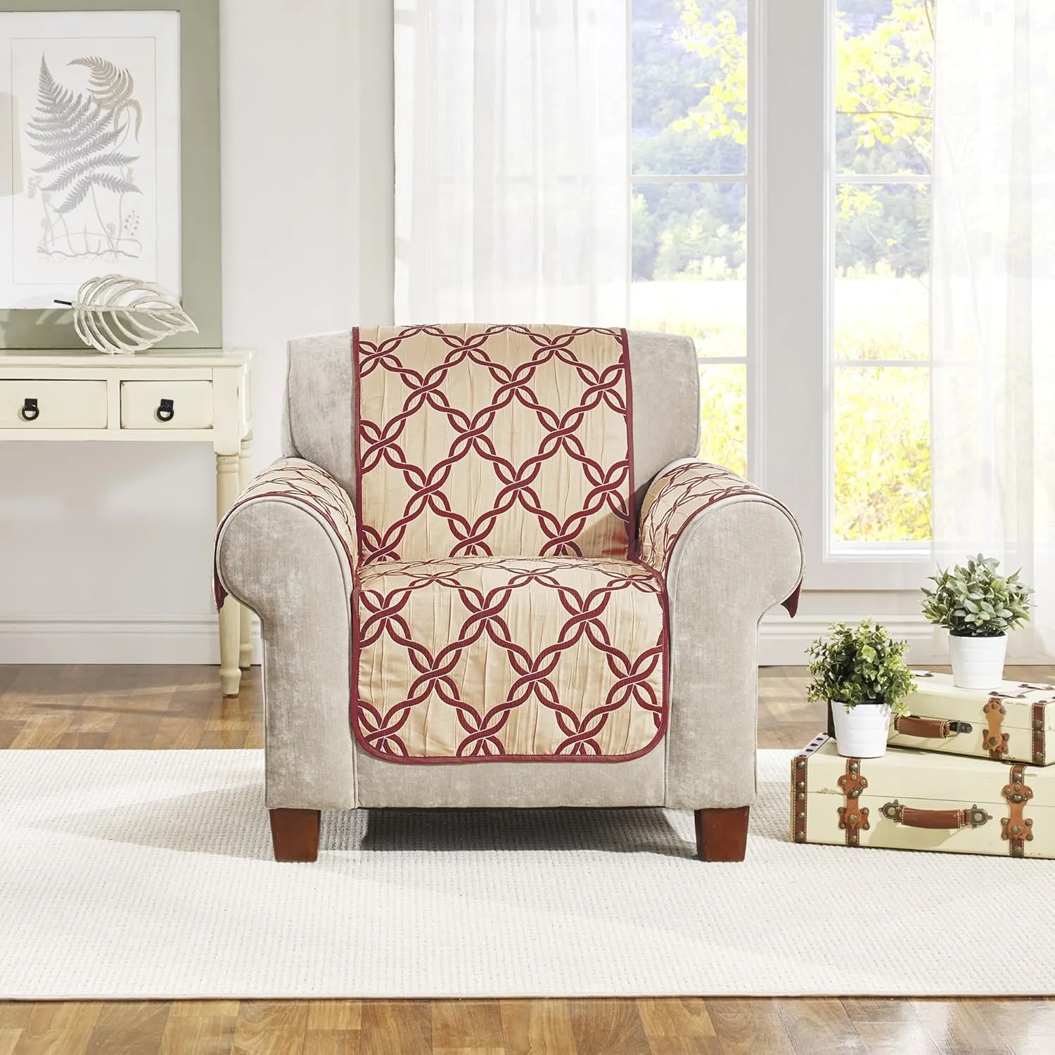 Belmont Throw, Chair, Wine