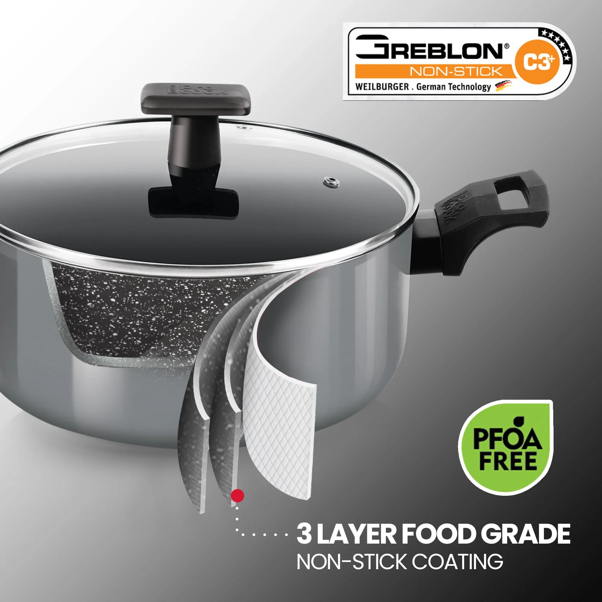 Biryani Pot Blackpearl Induction (Milton Procook)
