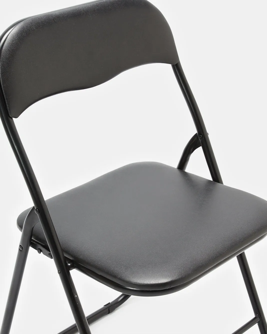 Black Foldable Pvc Chair