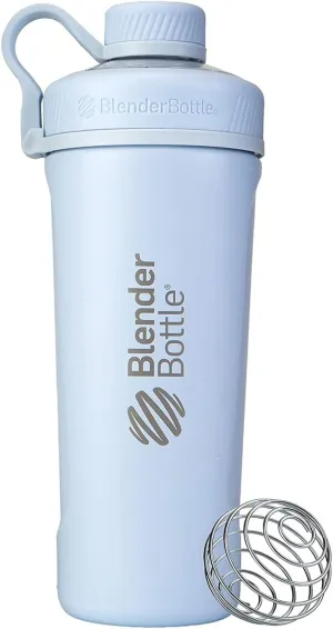 BlenderBottle Radian Insulated Stainless Steel Shaker Bottle, 26- Ounce, Arctic Blue (Pack of 1)