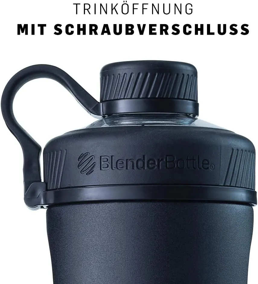 BlenderBottle Radian Insulated Stainless Steel Shaker Bottle, 26- Ounce, Matte Black