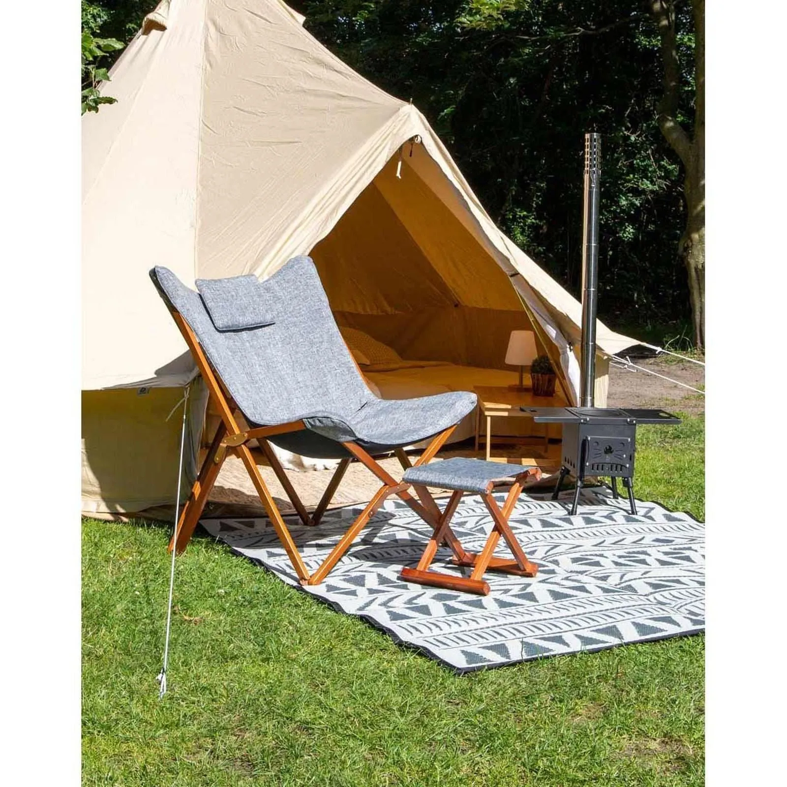 Bo-Camp Urban Collection Relax Chair Bloomsbury M Grey