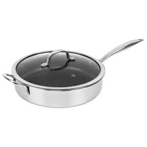 Brentwood Stainless Steel Non-Stick Induction Deep Sauté Pan 11" 2pc