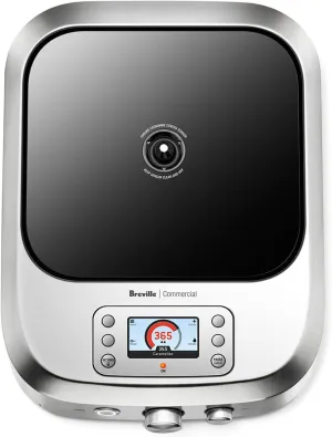 Breville Commercial CMC850BSS Control Freak Precise Temperature Controlled Induction Cooktop, Brushed Stainless Steel