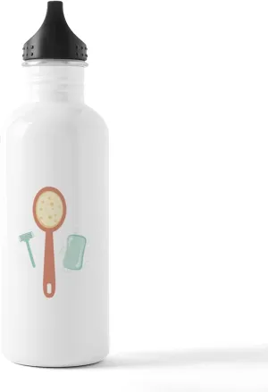 CafePress Loofah Soap Water Bottle 1.0L (34 oz) Stainless Steel Water Bottle