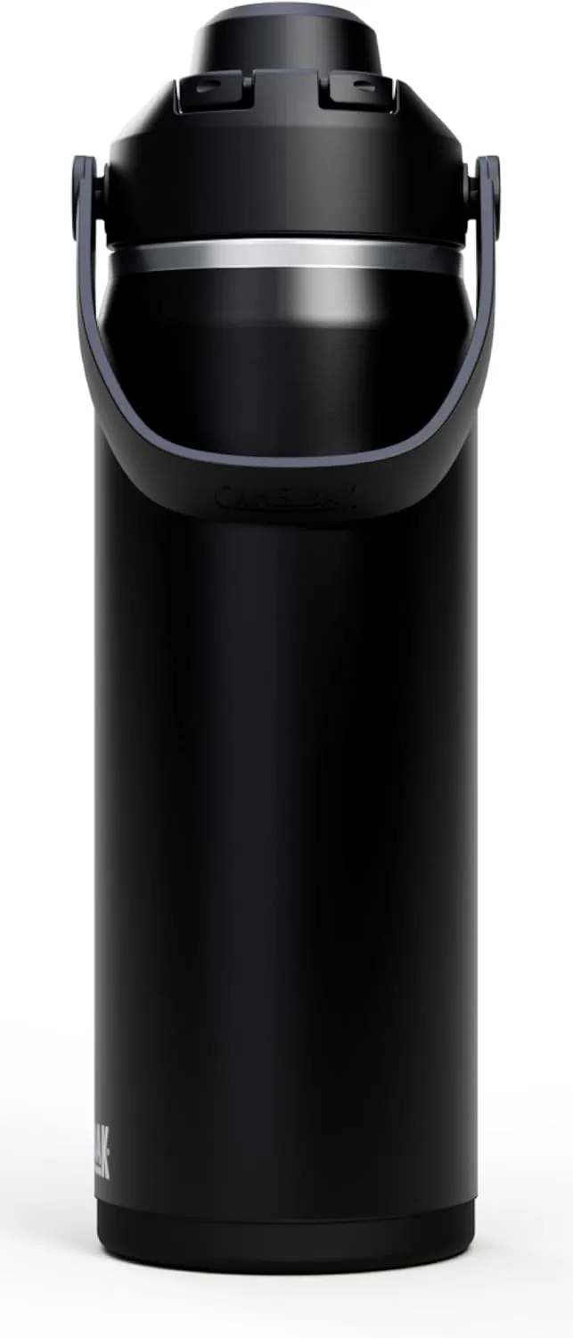 CamelBak Thrive Chug Water Bottle 20oz - Insulated Stainless Steel, Black
