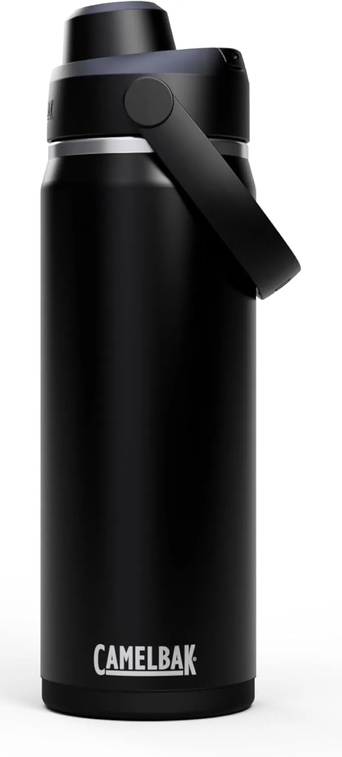 CamelBak Thrive Chug Water Bottle 20oz - Insulated Stainless Steel, Black