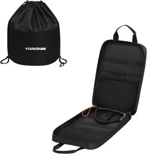 Camp Kitchen Organizer & Camping Cookware Bag, with Hanging Hooks & Drawstring, Heavy Duty Water Resistant Cookware Organizer for BBQ Outdoor Cooking Essentials