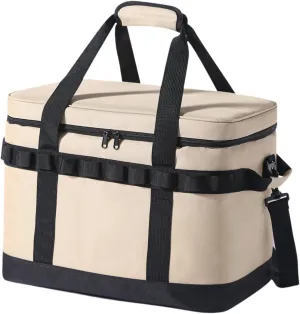 Camping Carry Bag Insulated Food Delivery Bag Heavy Duty Griddle Carry Bag Camping Tote Bag for Picnic Trip Traveling Camping