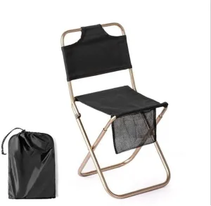 Camping Chair Folding Chair Portable Chair Folding Camping Chair Outdoor Fishing Chair Picnic BBQ Seat Ultralight Aluminum Alloy Camping Stool with Storage Bag Camping Chairs for Adults