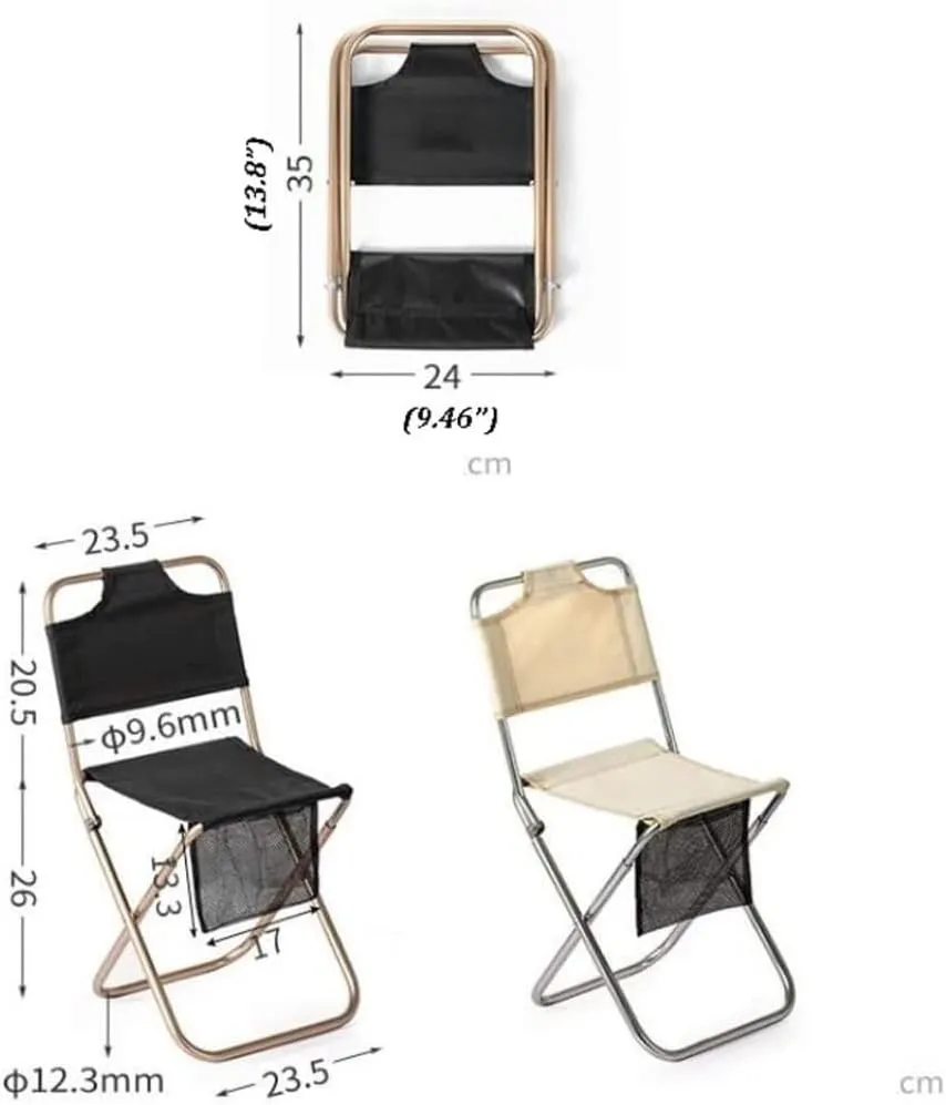 Camping Chair Folding Chair Portable Chair Folding Camping Chair Outdoor Fishing Chair Picnic BBQ Seat Ultralight Aluminum Alloy Camping Stool with Storage Bag Camping Chairs for Adults