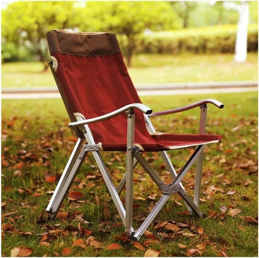 Camping Chair Folding Chair Portable Chair Outdoor Chair Portable Folding Chairs for Relax Camping Fishing Backrest Stool Aluminum Alloy Leisure Beach Chair Camping Chairs for Adults