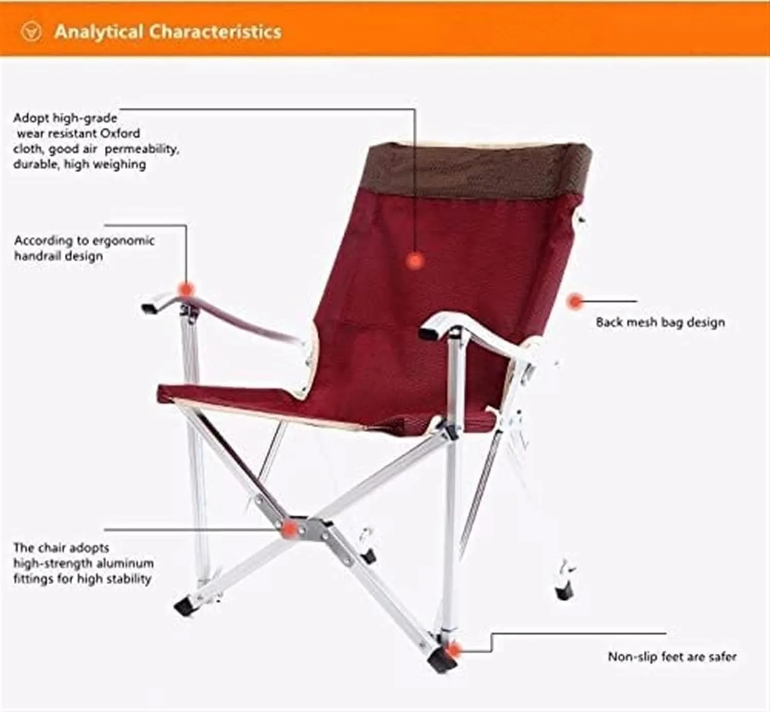 Camping Chair Folding Chairs Lawn Chairs Outdoor Chair Portable Folding Chairs for Relax Camping Fishing Backrest Stool Aluminum Alloy Leisure Beach Chair Folding Chair Camp Chair Moon Chair(Green)