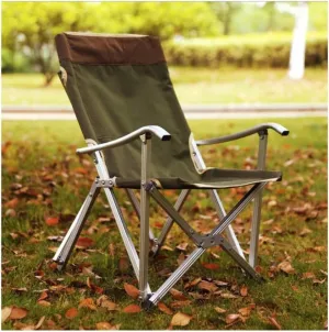 Camping Chair Folding Portable Outdoor Chairs for Relax Fishing Backrest Stool Aluminum Alloy Leisure Beach Adults