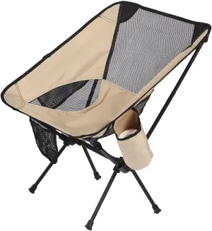 Camping Chair Outdoor Chair Foldable Chair Outdoor Aluminum Alloy Folding Chair Portable Beach Ultralight Fishing Stool Lightweight Compact Camping Backpack Chairs Folding Camping Chair