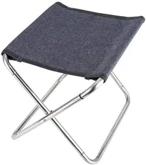 Camping Chair,Folding Fishing Chair Light Portable Picnic Stool Camping Hiking Beach Picnic Chair(Color:Grey)