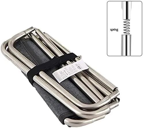 Camping Chair,Folding Fishing Chair Light Portable Picnic Stool Camping Hiking Beach Picnic Chair(Color:Grey)