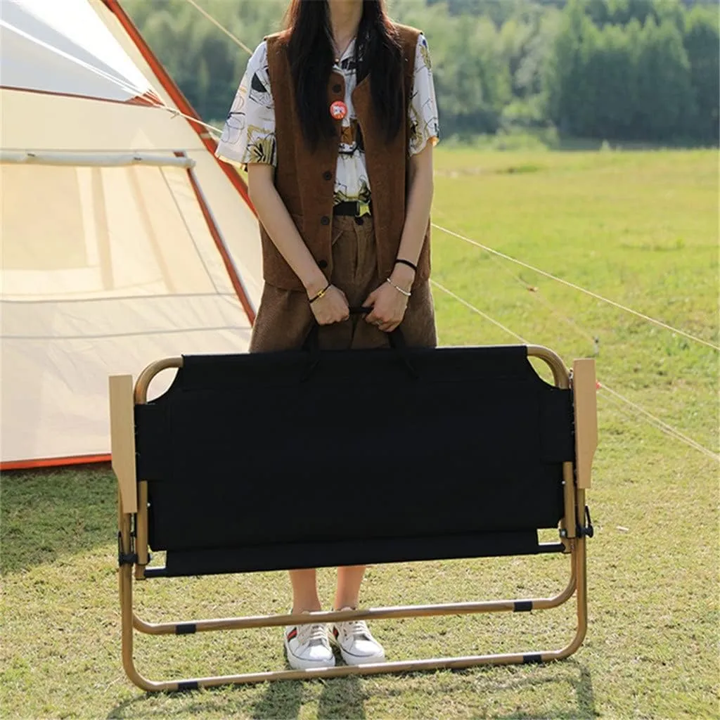 Camping Chairs, 2 Persons Armchair Double Backrest Folding Camping Chair Aluminum Alloy Beach Chair for Travel Chair Outdoor Camping P-Icnic/a/As Shown