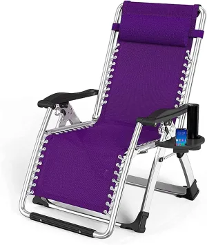 Camping Chairs, Chair Folding Recliner Chair Camping Household Adult Portable Beach Lazy Chair for Garden and Outdoor Camping