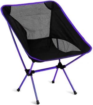 Camping Chairs Portable Camping Chair Outdoor Lightweight Aluminum Moon Chair Leisure Camping Fishing Chair Folding Stool Portable Folding Chair (Color : C)