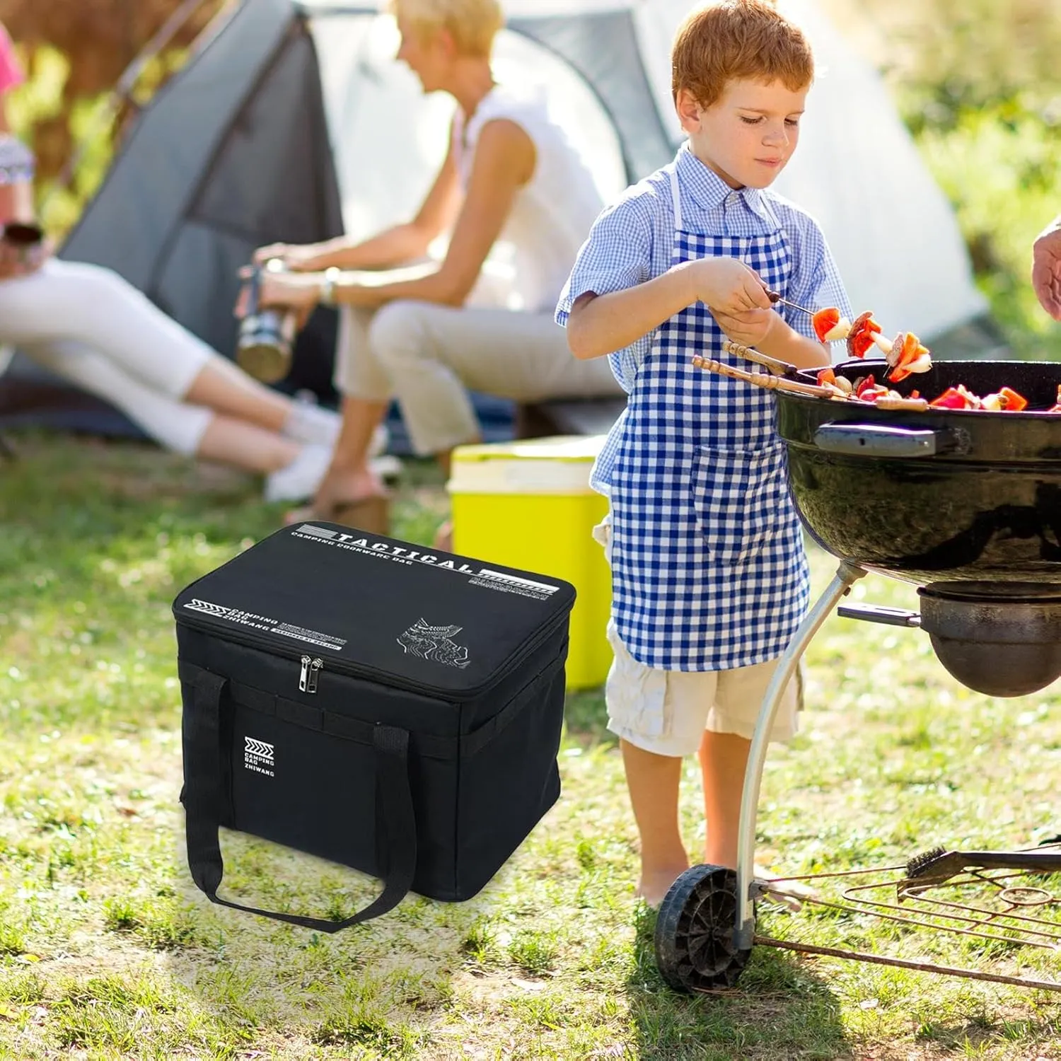 Camping Gear Organizer | Duffle Bag for Camping - Waterproof Kitchen Equipment Carrying Solution for Tents Traveling Picnic Backpacking Hiking Adventure