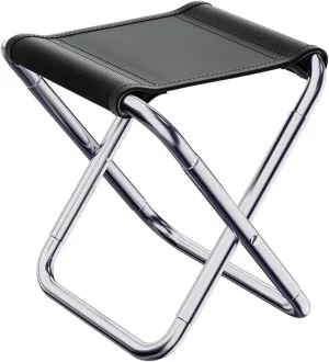 Camping Stool Folding Stool Small Bench Aluminum Alloy Bracket Chair Fishing Stool Outdoor