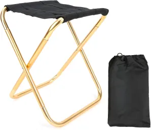Camping Stool Portable Lightweight Folding Camp Chair for Outdoor Travel Hiking Ideal for Camping and Picnics