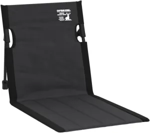 Captain Stag UC-1803 Outdoor Chair, Grand Chair, Field Chair, Width 15.7 x Depth 26.8 x Height 15.4 inches (40 x 68 x 39 cm), Weight Approx. 18.7 oz (530 g), Storage Bag Included, Black, Gracia