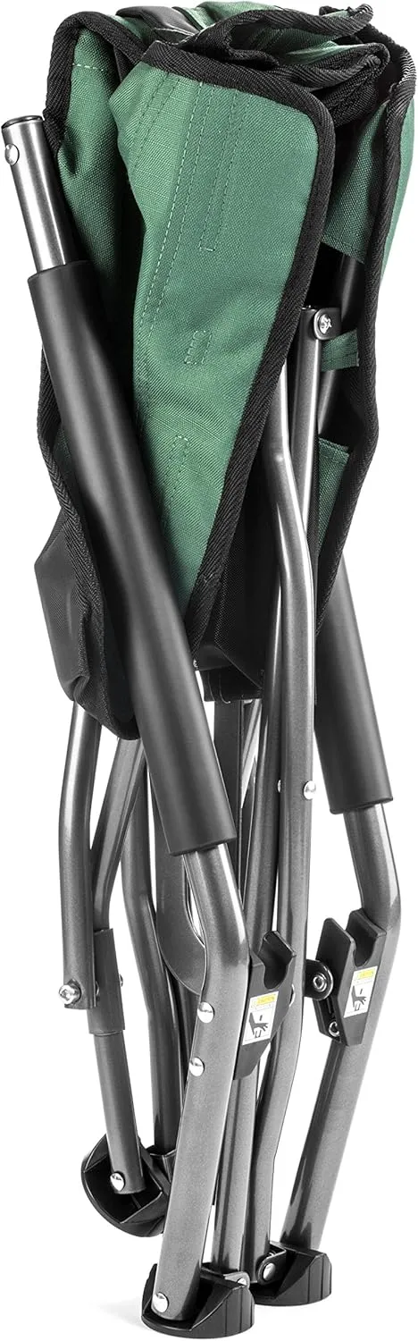 Cascade Mountain Tech Folding Camp Chair for Camping, Beach, Picnic, Barbqeues, Sporting Events with Carry Bag