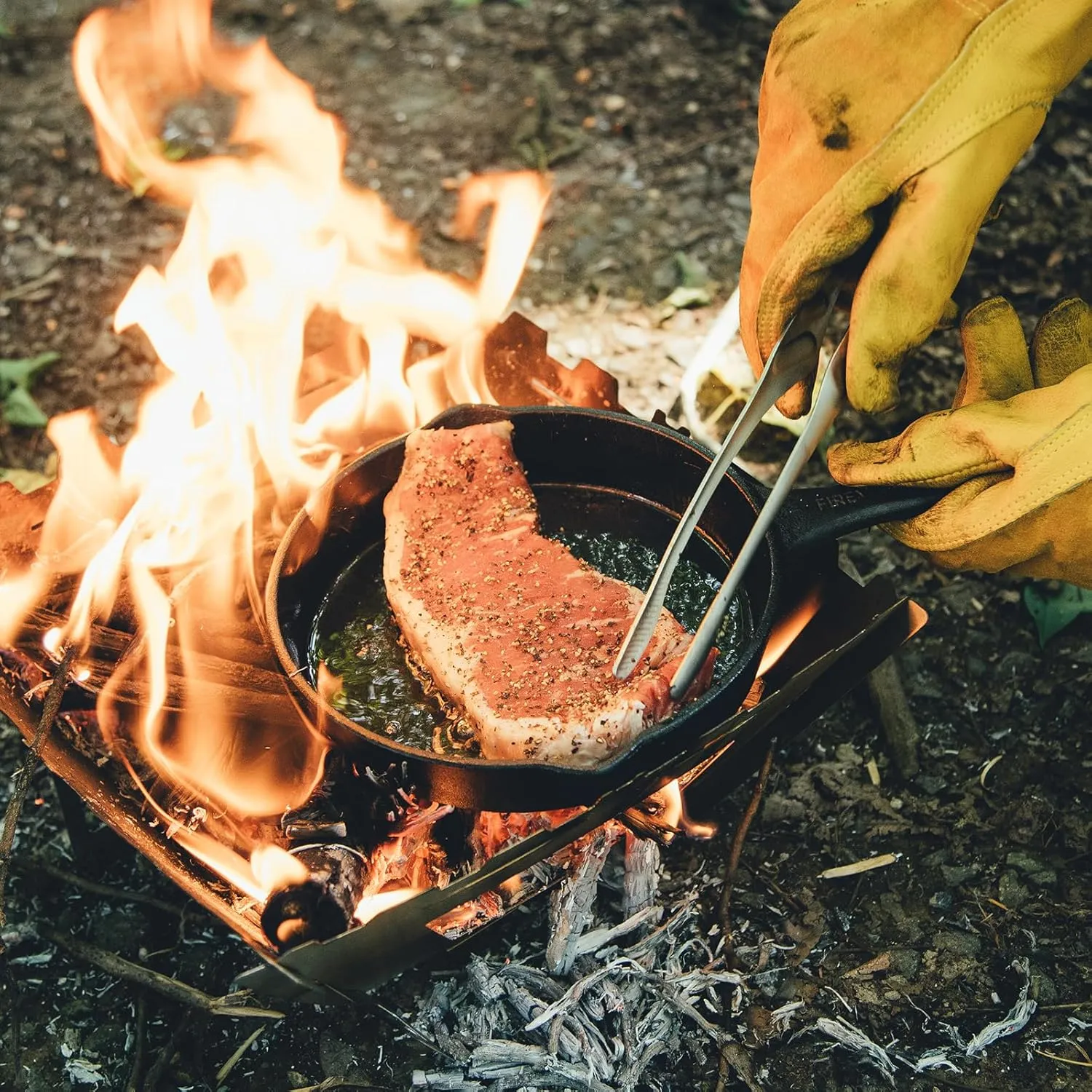 Cast Skillet 6’’ Time-sensitive offer Blackhawk Fire Multi-zone Iron Maple