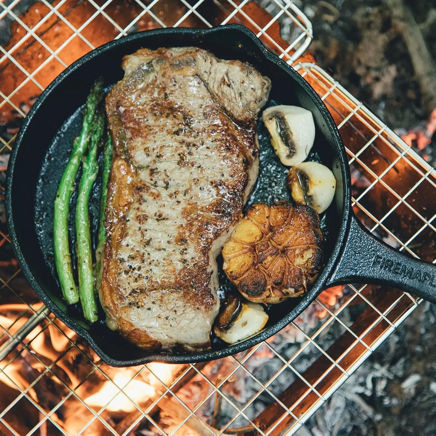 Cast Skillet 6’’ Time-sensitive offer Blackhawk Fire Multi-zone Iron Maple