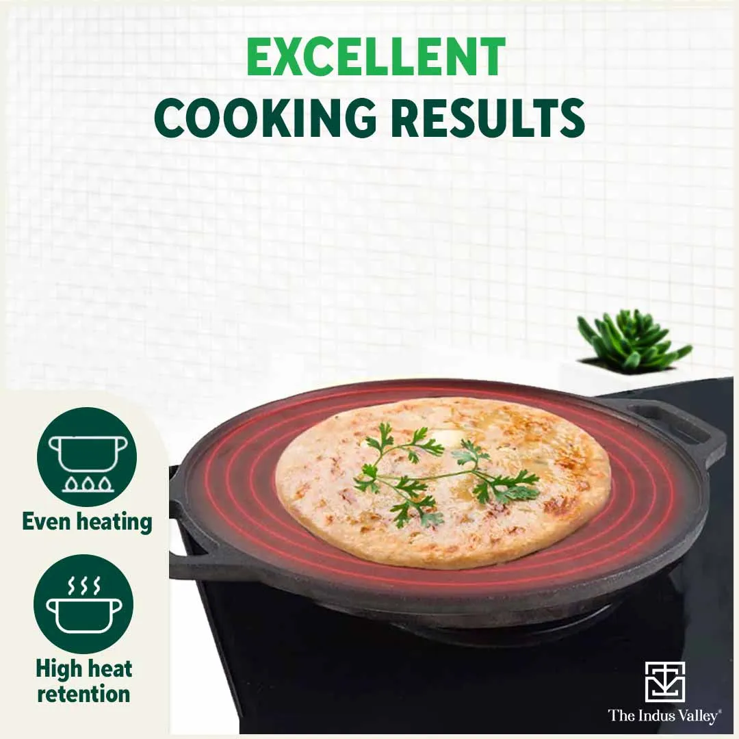 CASTrong Cast Iron Cookware Set: Free ₹400 Tadka Pan  Tawa  Kadai, Kitchen Set for Home, Pre-seasoned, 100% Pure, Toxin-free, Induction