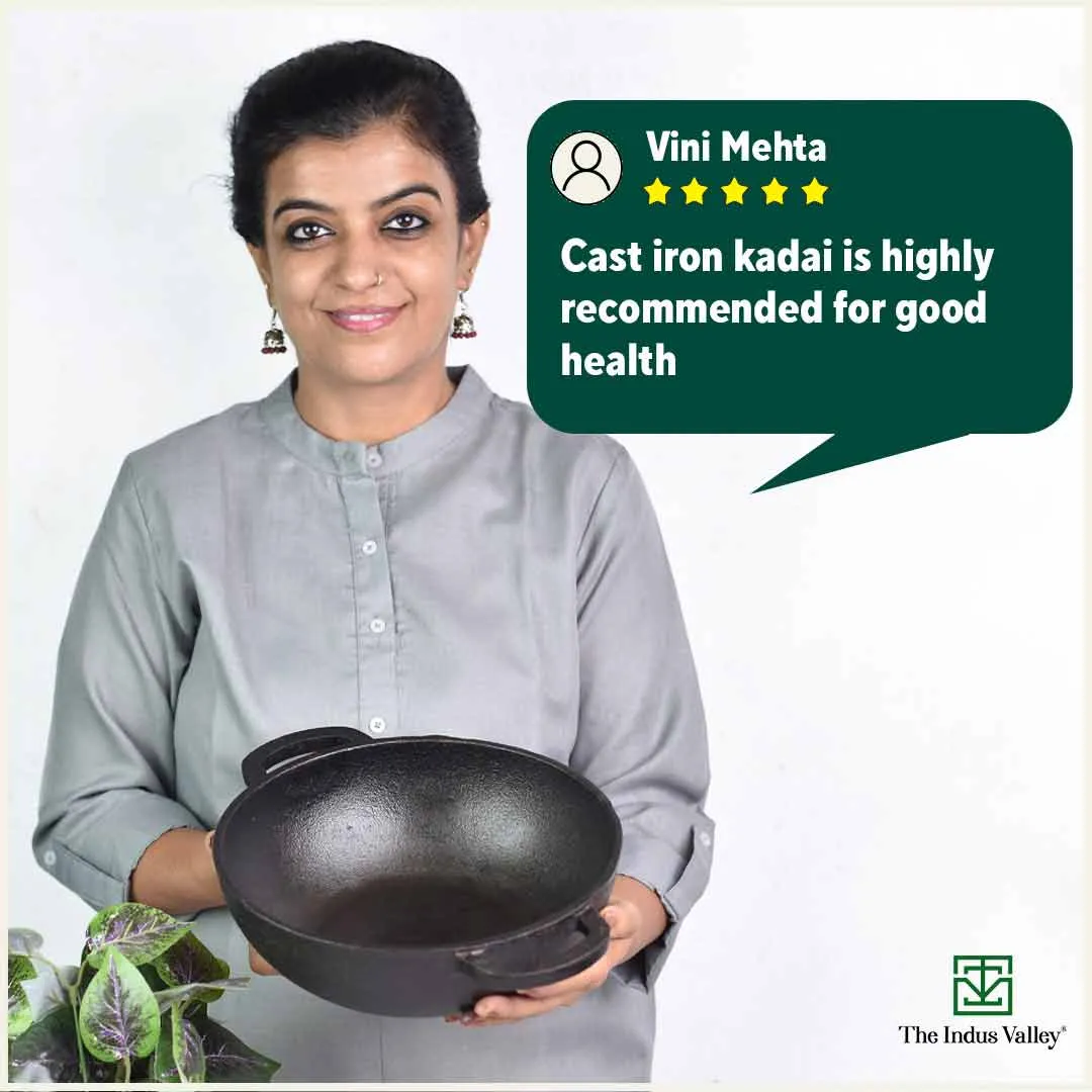 CASTrong Cast Iron Cookware Set: Free ₹400 Tadka Pan  Tawa  Kadai, Kitchen Set for Home, Pre-seasoned, 100% Pure, Toxin-free, Induction