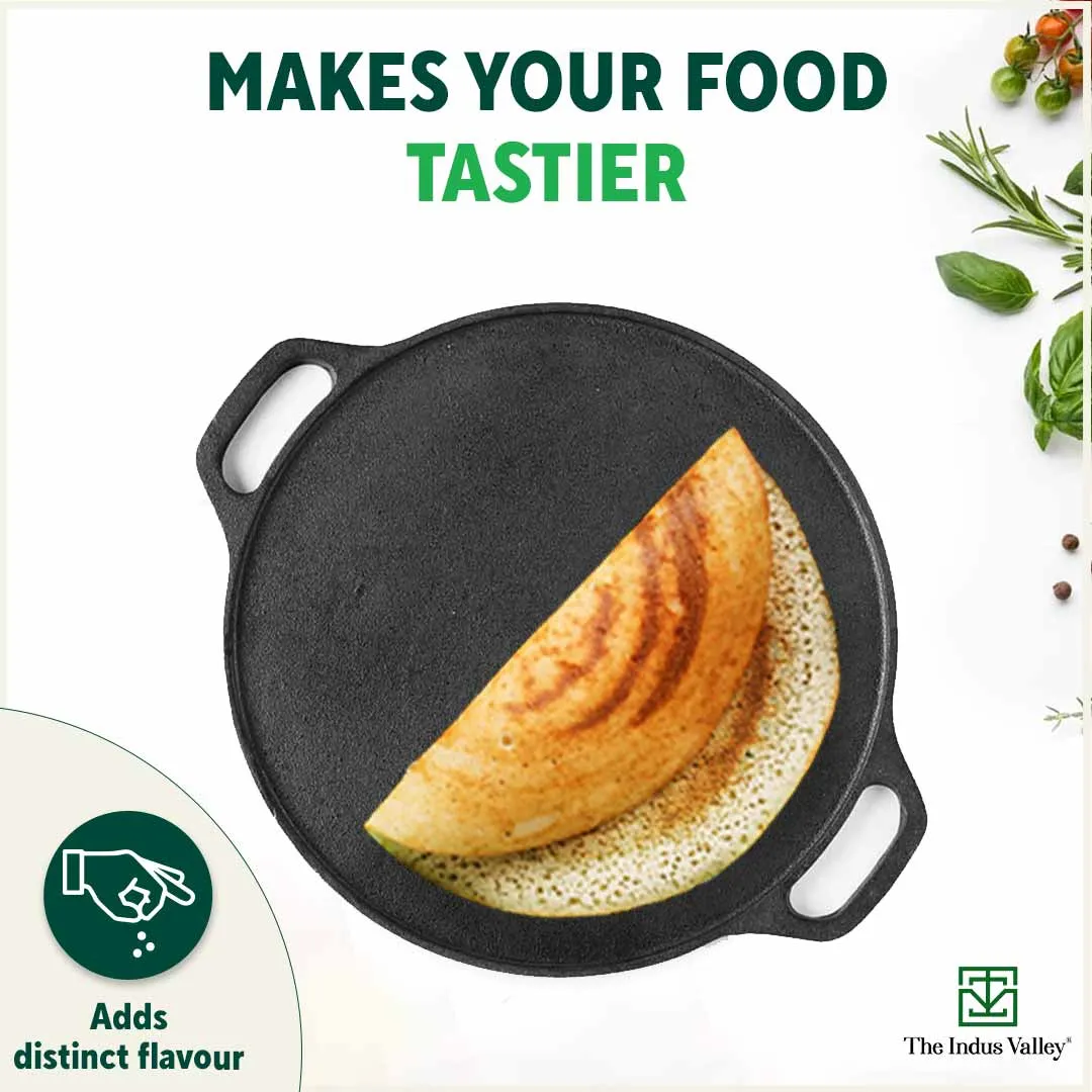 CASTrong Cast Iron Cookware Set: Free ₹400 Tadka Pan  Tawa  Kadai, Kitchen Set for Home, Pre-seasoned, 100% Pure, Toxin-free, Induction