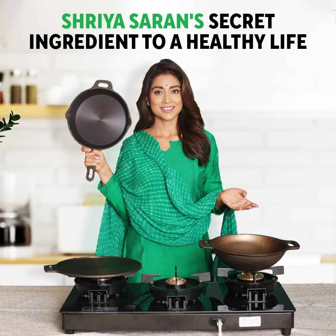CASTrong Cast Iron Cookware Set: Free ₹400 Tadka Pan  Tawa  Kadai, Kitchen Set for Home, Pre-seasoned, 100% Pure, Toxin-free, Induction