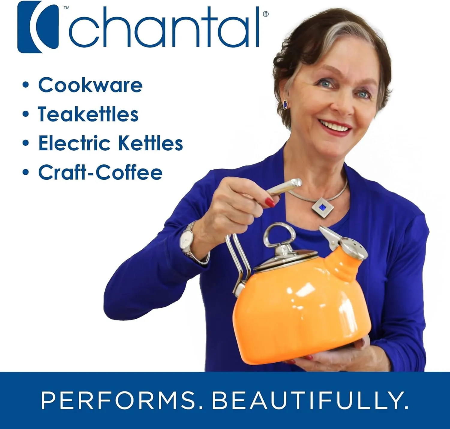 Chantal Enamel on Steel, 8 Quart, Fade Grey