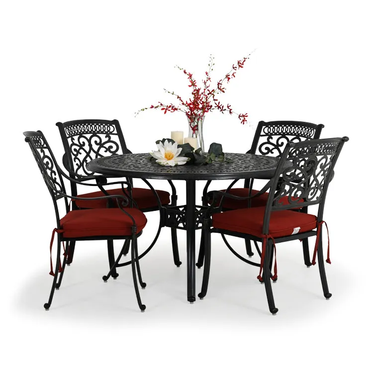 Charleston Outdoor Cast Aluminum Dining Arm Chair