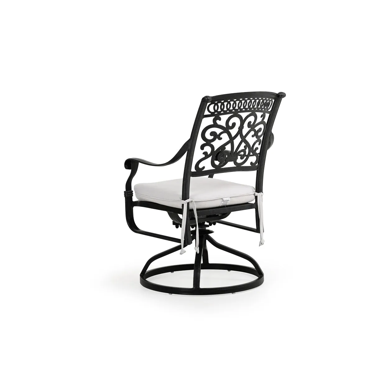 Charleston Outdoor Cast Aluminum Swivel Tilt Dining Arm Chair