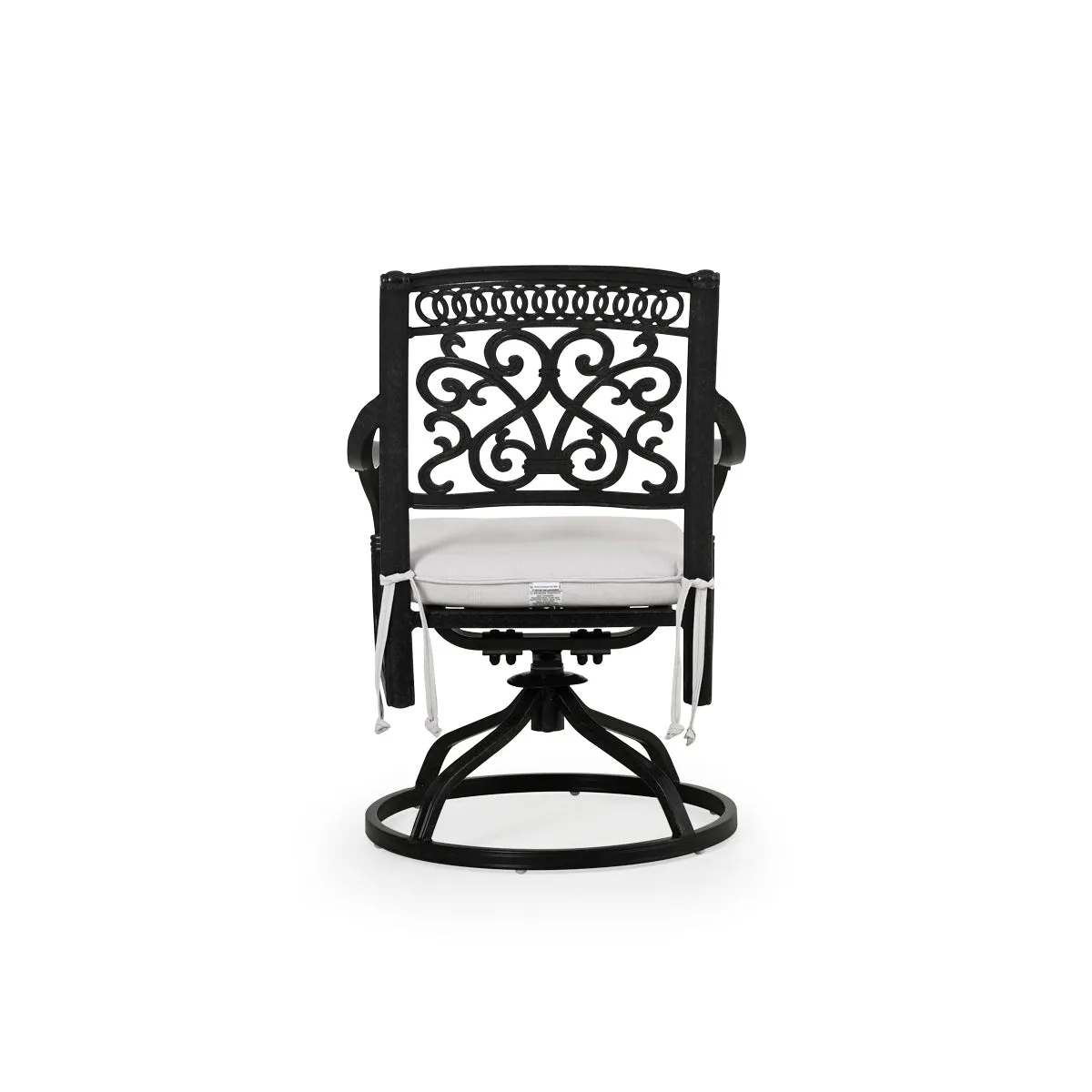 Charleston Outdoor Cast Aluminum Swivel Tilt Dining Arm Chair
