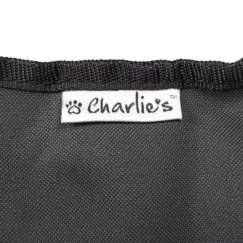 Charlie's - Foldable Elevated Dog Bed - Black - Large