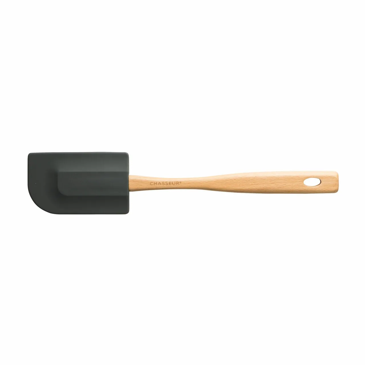 Chasseur Large Spatula with Silicone Heads, Beechwood Handle – Caviar
