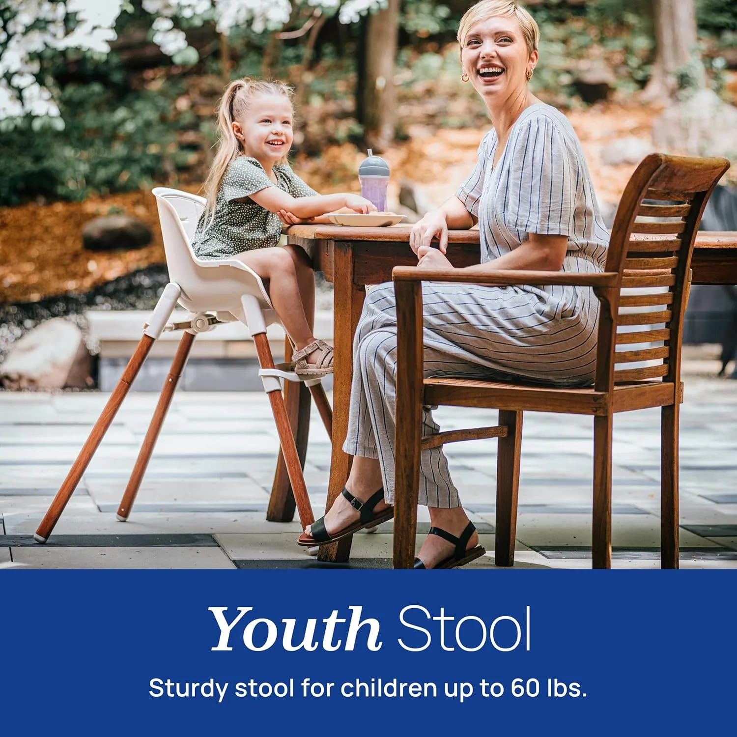 Chicco Zest™ LE 4-in-1 Folding High Chair, Feeding Chair, Toddler Chair and Youth Stool, Multi-Use Easy Clean High Chair | Crema/White
