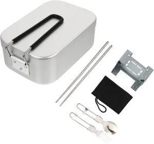 Ciieeo 1Set Portable with Folding Oven Utensils for Camping Travel and Outdoor Activities Compact Food Container for Easy Carrying and Safe Use