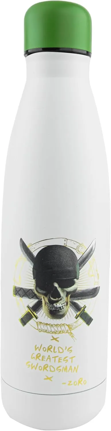 Cinereplicas One Piece - Zoro Insulated Water Bottle - 500ml - Official License