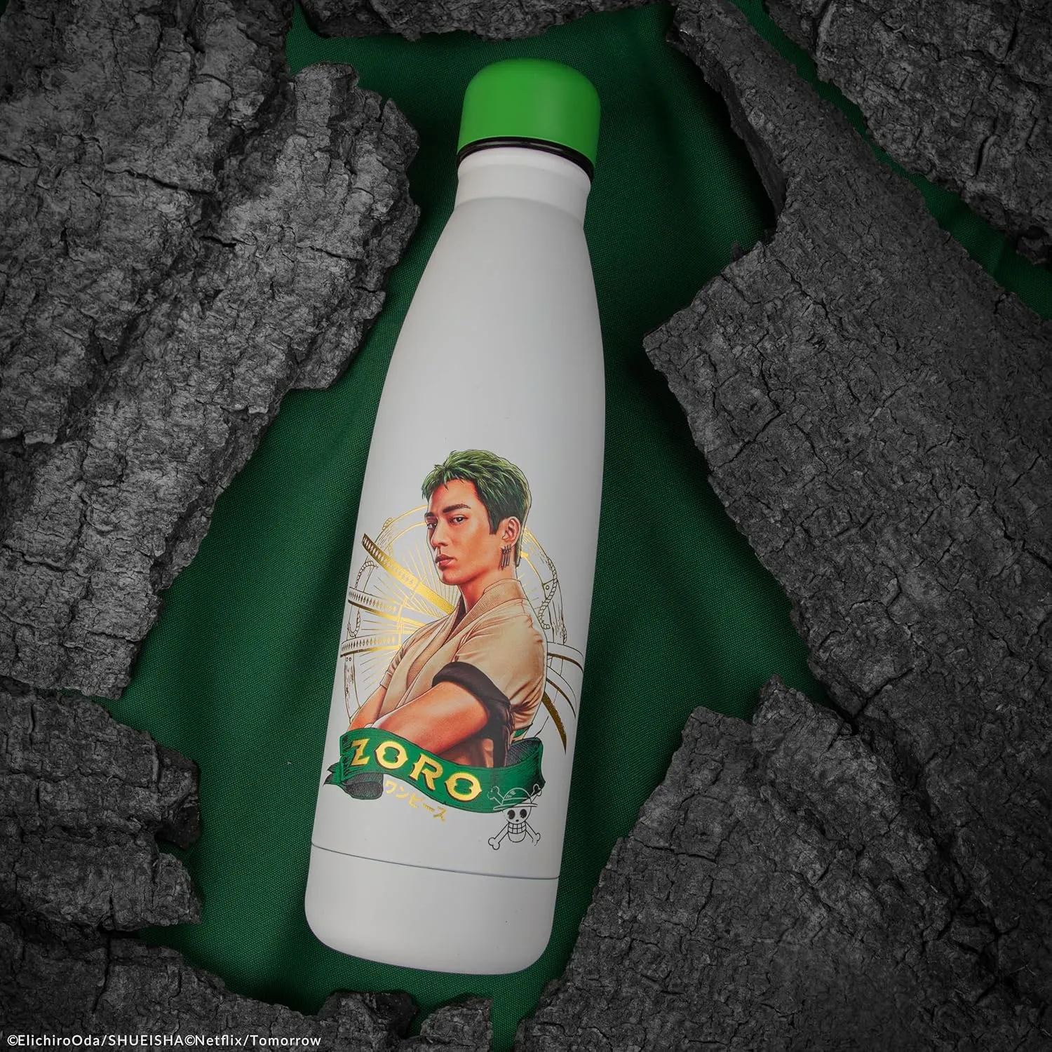 Cinereplicas One Piece - Zoro Insulated Water Bottle - 500ml - Official License