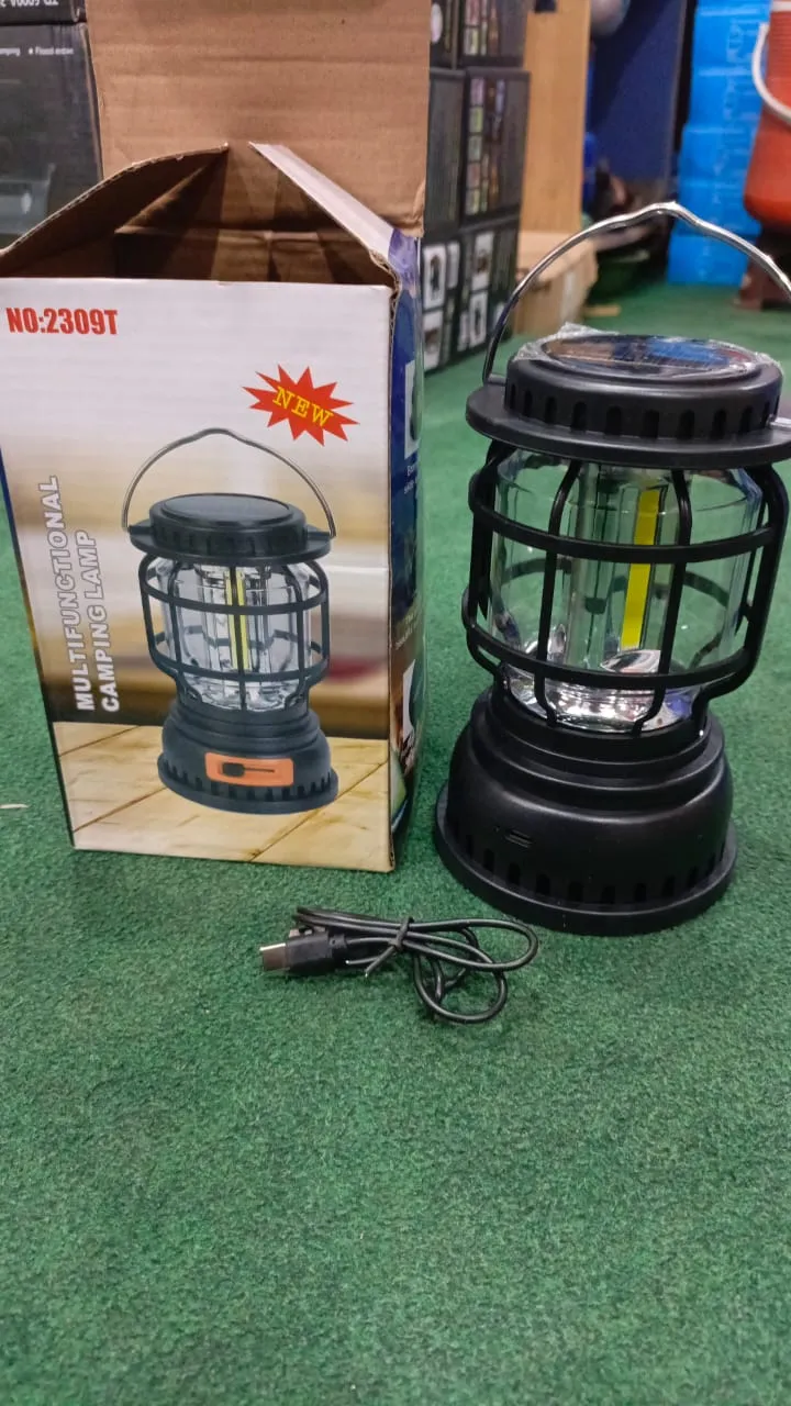 color) lamp powered Wide array lamp Rechargeable for outdoor(random Fraud-free Handle Camping LED camping Lantern solar Tent