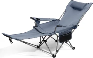 Compact Folding Chair for Outdoor, Supports 250lbs, Foldable Compact Backpacking Chair for Camping Beach Picnic Barbeques (Color : Grey Solid)