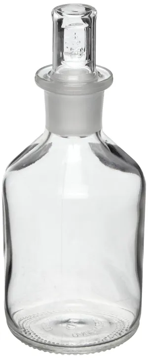 Corning Pyrex Narrow Mouth Reagent Bottle With Standard Taper Stopper, 500mL
